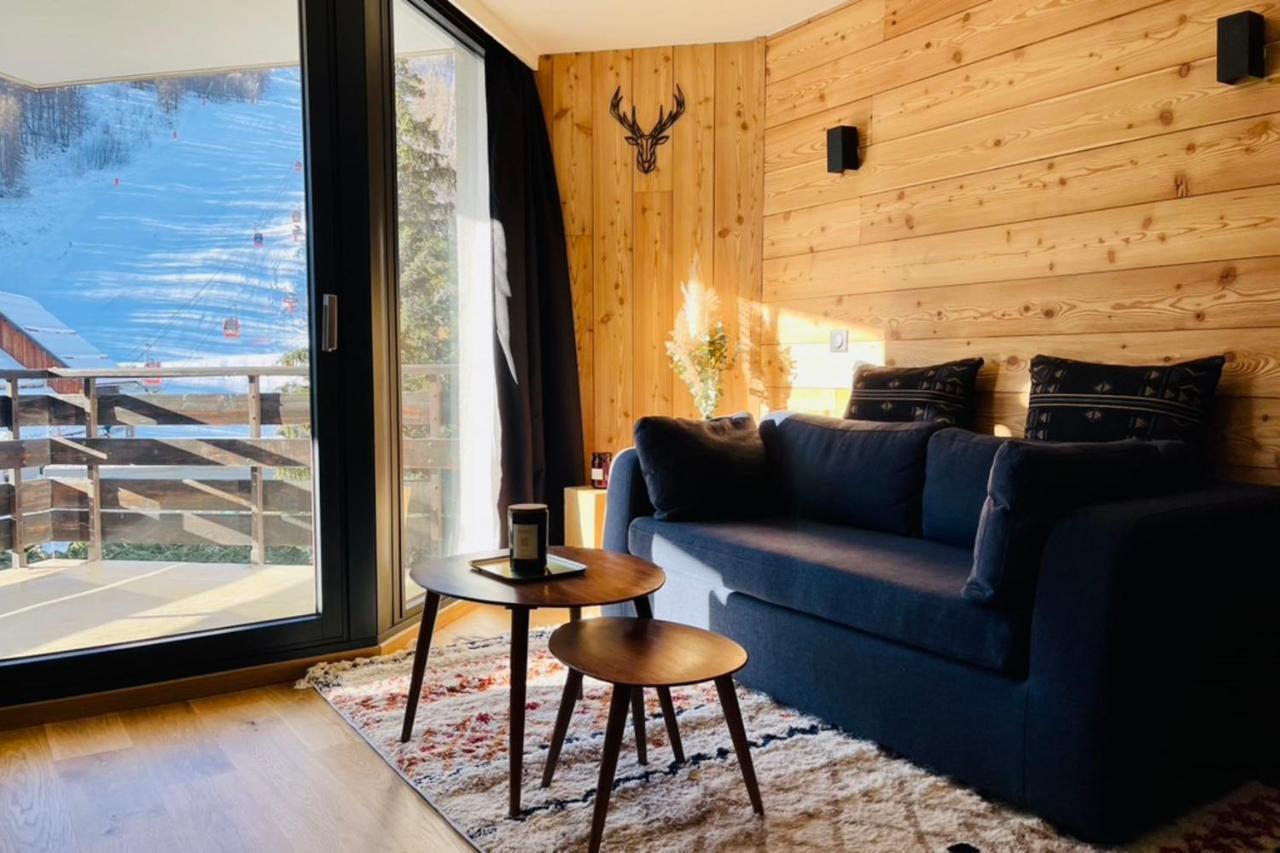 Serre-Chevalierstudio Terrace Next To Ski Slopes Saint-Chaffrey Εξωτερικό φωτογραφία